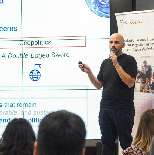 Juan Fraire, investigador del equipo AGORA